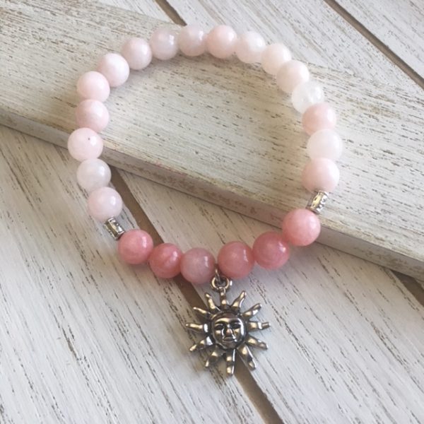 Pink Mala Bead Bracelet – Inspired Designs